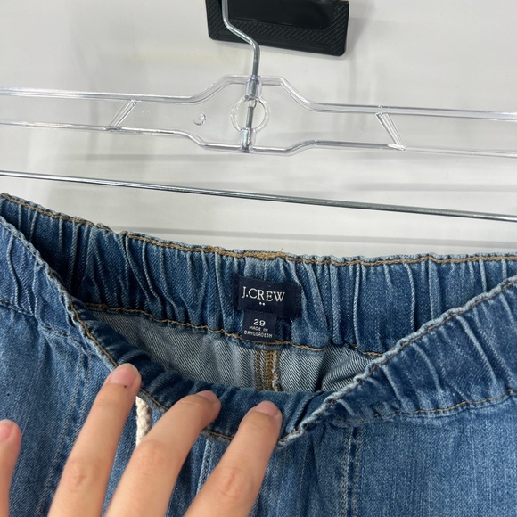 J. Crew Factory Denim Drawstring Pants High Rise - Picture 4 of 8